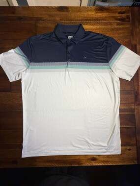 Callaway Men's XL Opti-Dri Short Sleeve Golf Polo